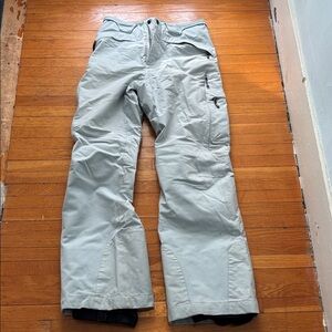 Patagonia Women’s Snowboard Ski Pants Size 8 Light Mint Green Snow Skiing
